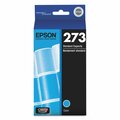 Epson T273220S (273) Claria Ink, 300 Page-Yield, Cyan T273220-S